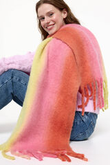 Pieces Bufanda degradada naranja