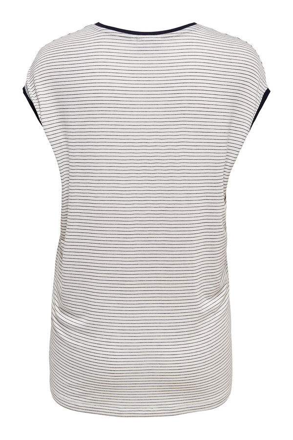 Only Maternity Camiseta de rayas maternity estampado