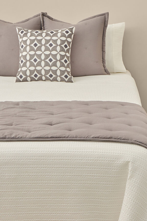 Textura Gepolstert Topper mit Punkten Rosa