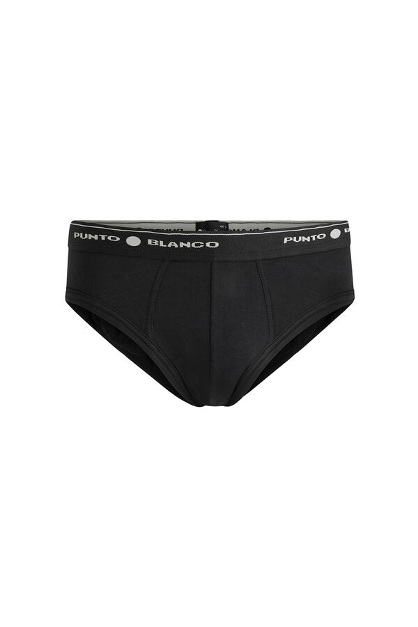 Punto Blanco Pack of 3 cotton briefs black
