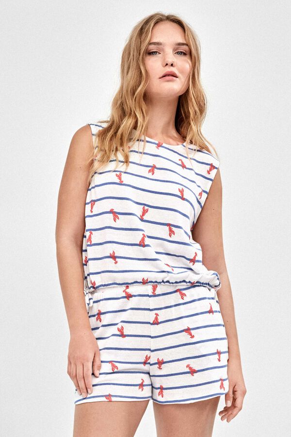 Gisela Pijama estampado langostas estampado