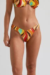 Womensecret Fuego Brazilian bikini bottoms rávasalt mintás