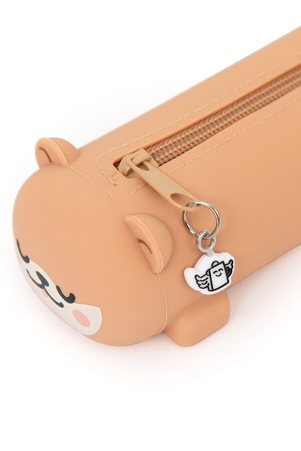 Mr. Wonderful Estuche de silicona - Lazy nutria estampado