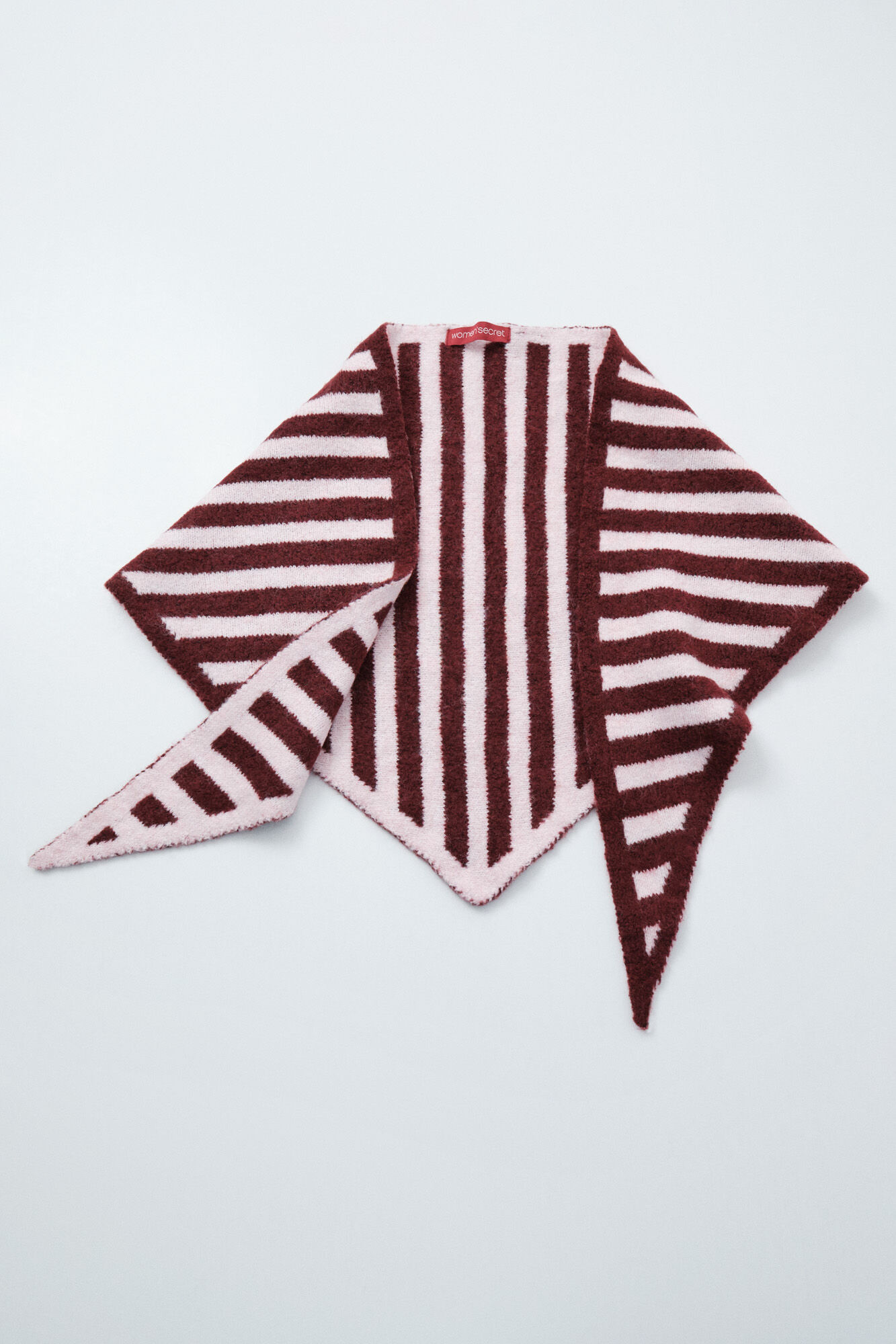 Women'secret Pa&ntilde;uelo triangular punto rayas