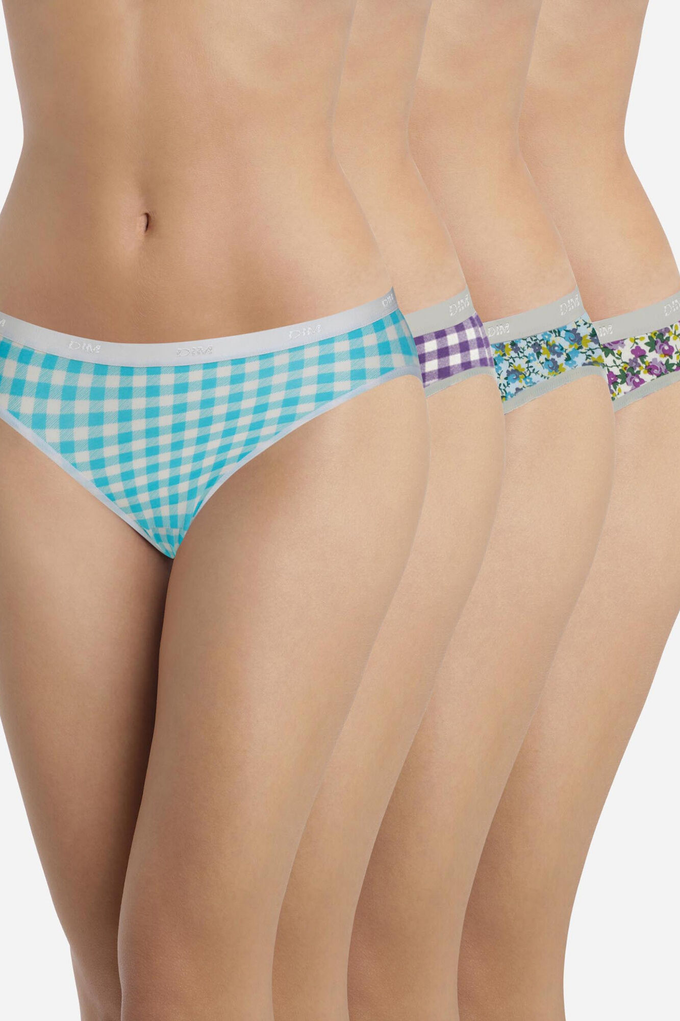 DIM Pack 4 bragas estampadas
