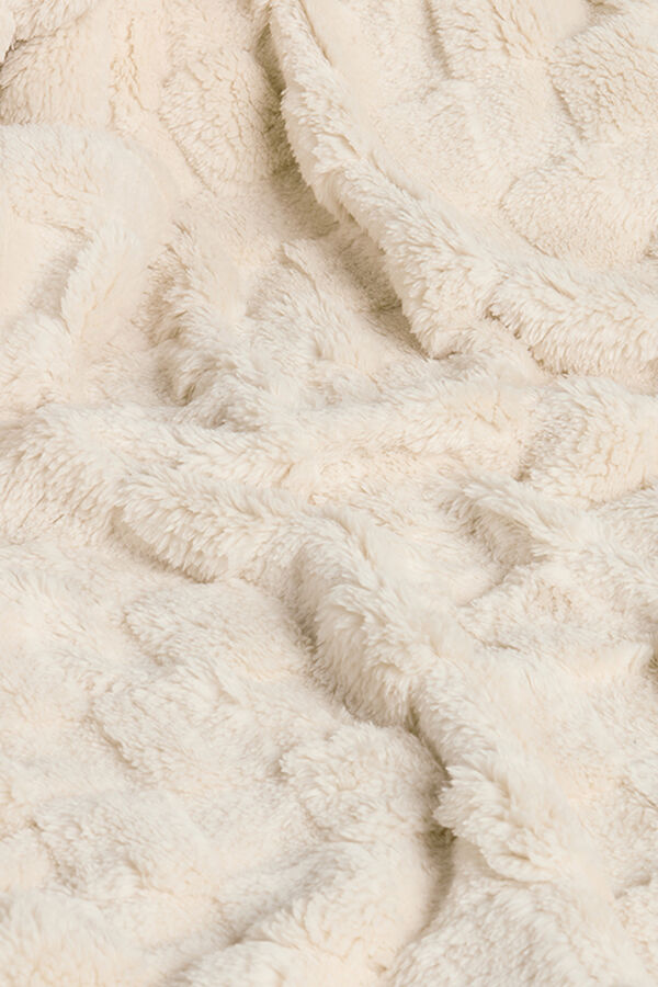 Calma House Checkered plaid in ecru tones Damero printed