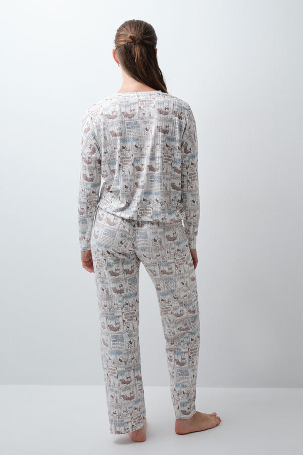 Women'secret Winnie The Pooh comic long pyjamas white
