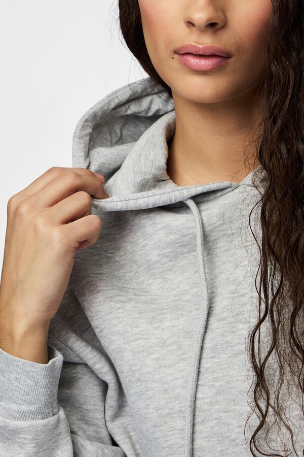 Pieces Hooded sweatshirt grey