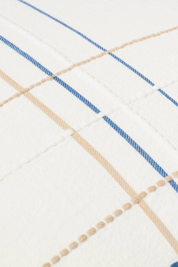 Textura Funda Coj&iacute;n Textura L&iacute;neas blanco