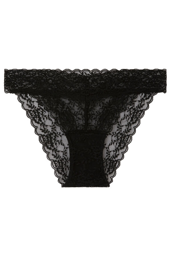 Black lace panty, Women's panties