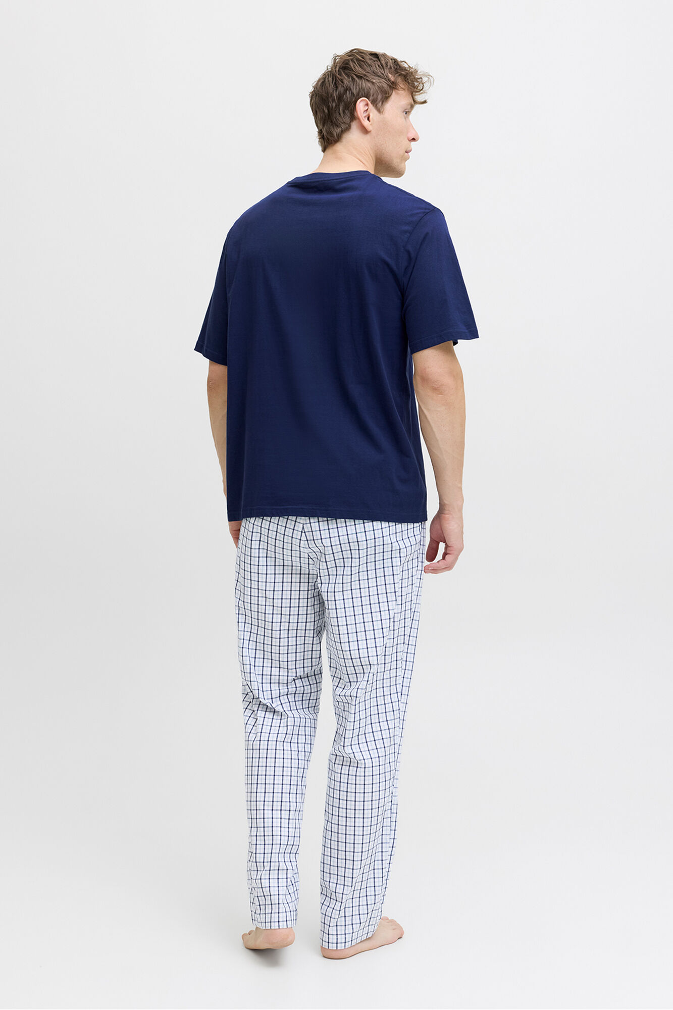 Jack & Jones Conjunto pijama pantal&oacute;n largo cuadros