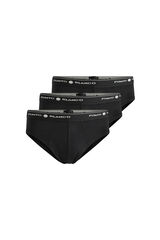 Punto Blanco Pack of 3 cotton briefs black