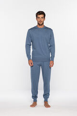 Punto Blanco Pijama comprido homem azul