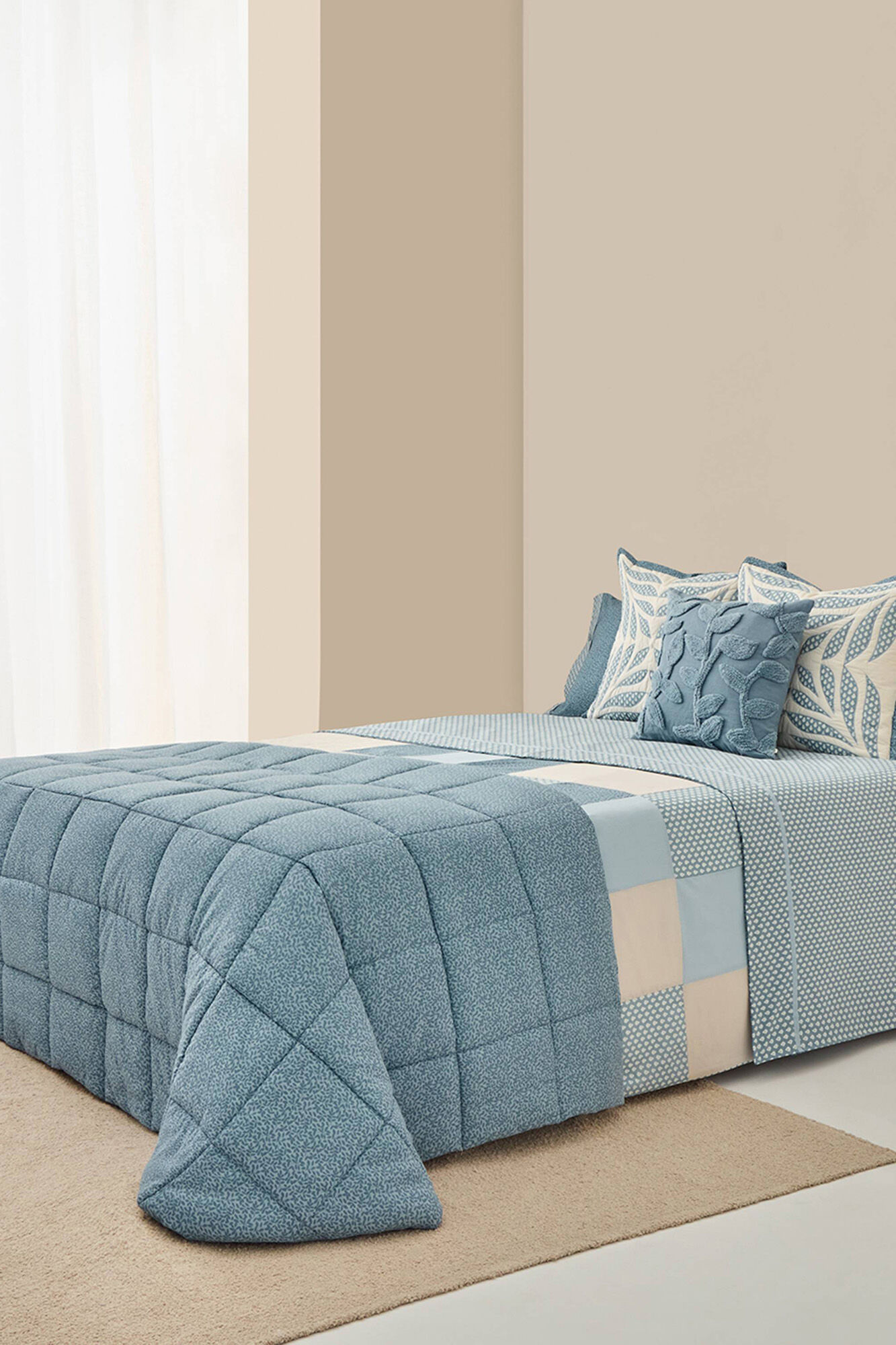 Textura S&aacute;bana estampada, conjunto Patchwork