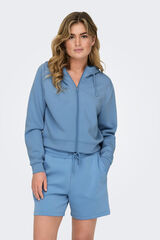 Womensecret Short sweatshirt bleu