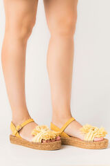 Womensecret Jute sandal with knot mit Print
