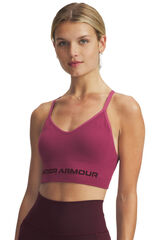 Under Armour Women's low-support sports bra rose