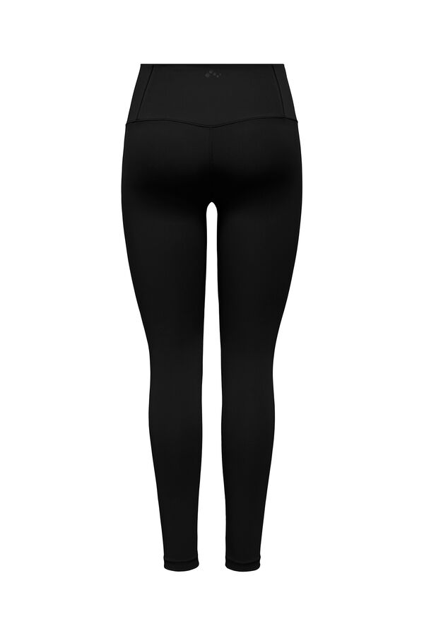 Only Play Legging deportivo tobillero tiro alto con bolsillo negro