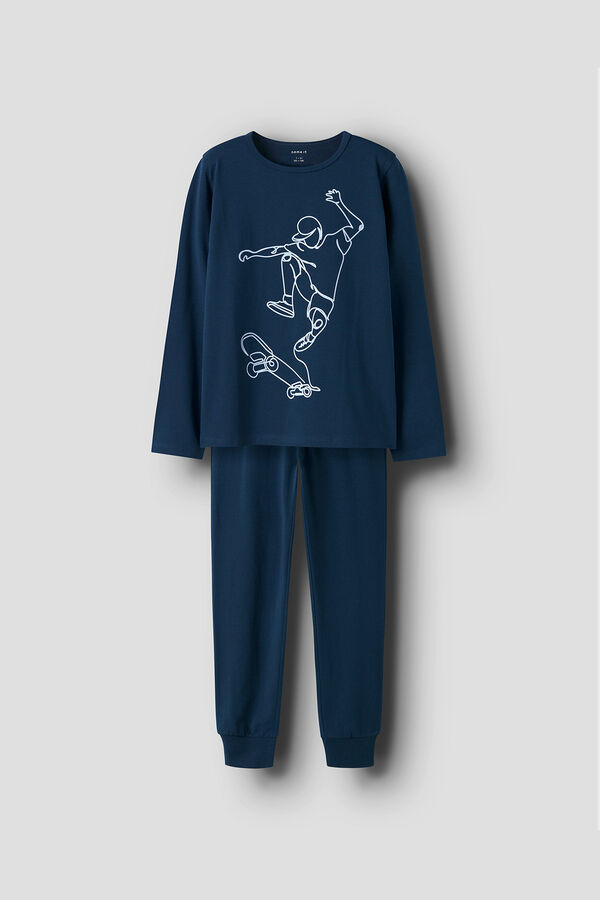 Name it Skate boy's pajamas blue