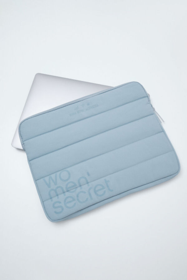 Women'secret Blue puffer laptop case blue