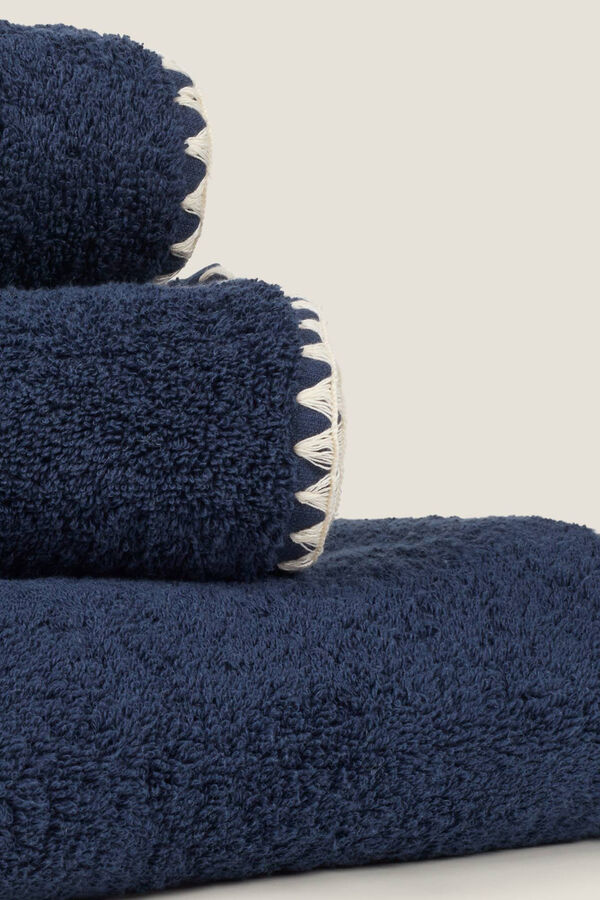 Womensecret Embroidered bath towel kék