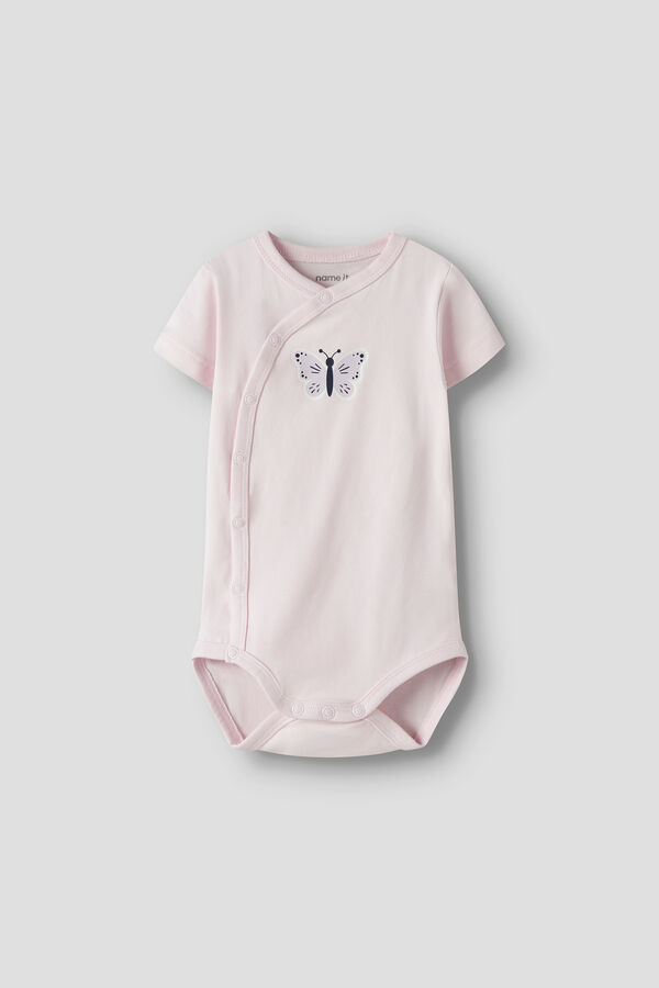 Name it Baby opening bodysuit pink