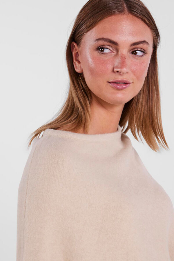 Pieces Basic poncho  grey