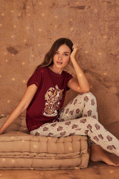Womensecret Long cotton Gryffindor pyjamas printed