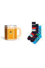 Womensecret Wurst And Beers Gift Set Unisex 3 Pack socks Plava