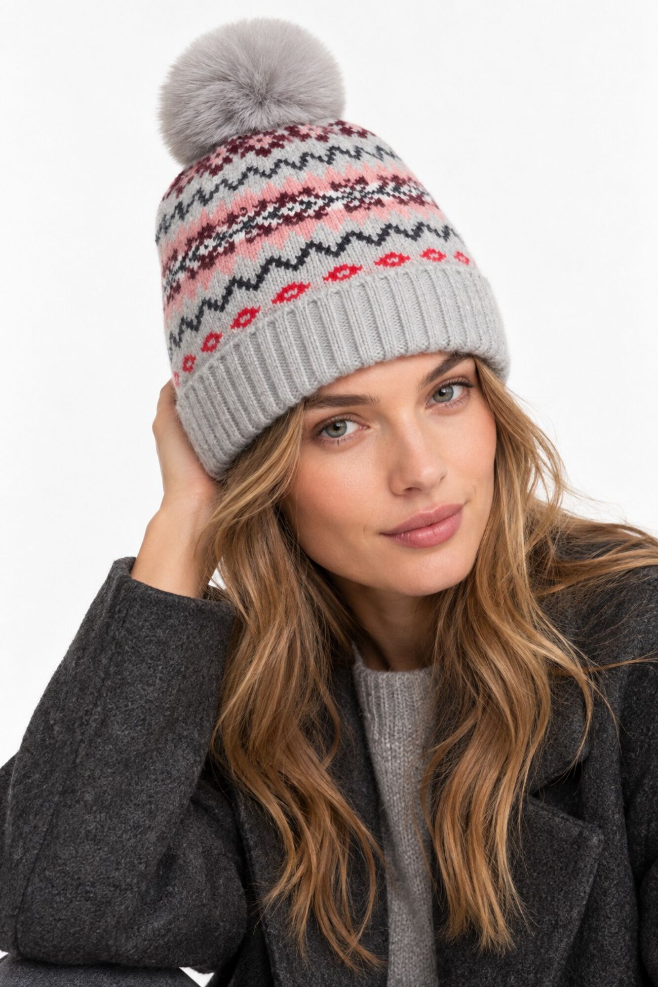 Pieces Gorro con pom-pom 