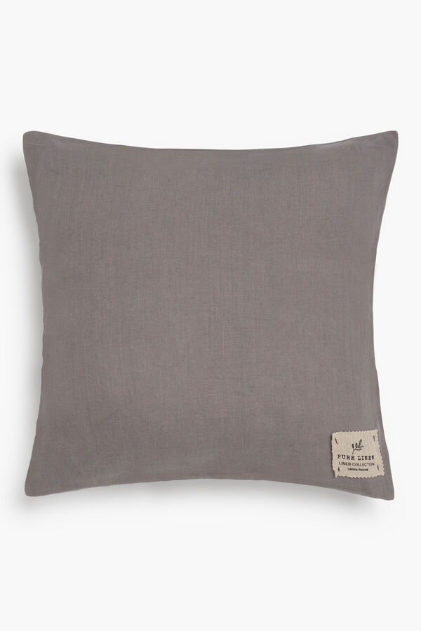 Womensecret Dark grey Lino 60 x 60 cushion cover gris