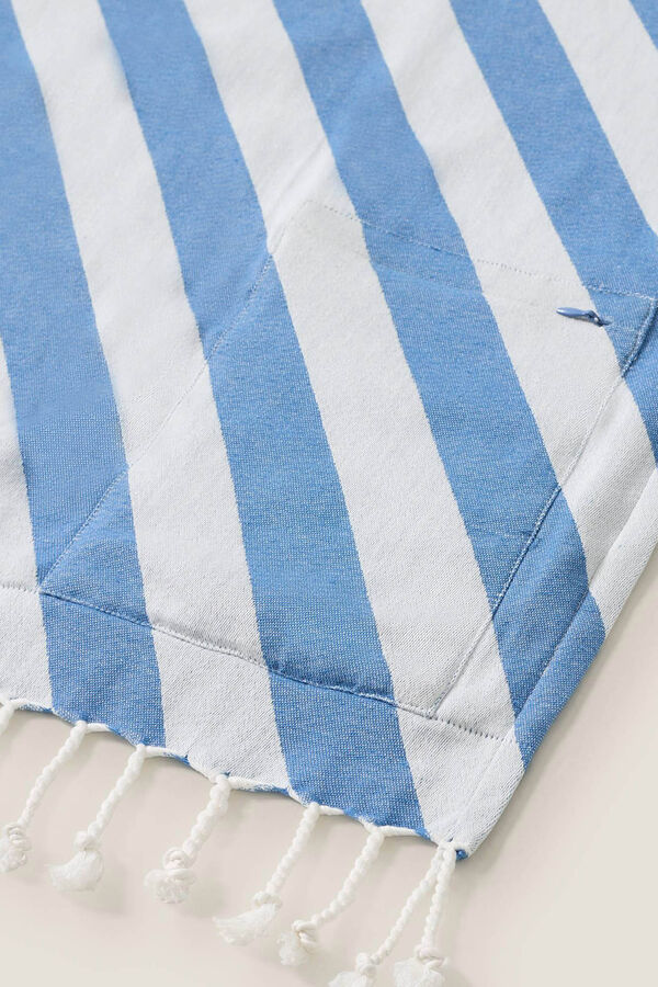Womensecret Striped terry cloth beach towel kék