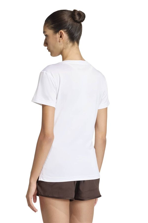 Adidas Camiseta deportiva pico Essentials blanco
