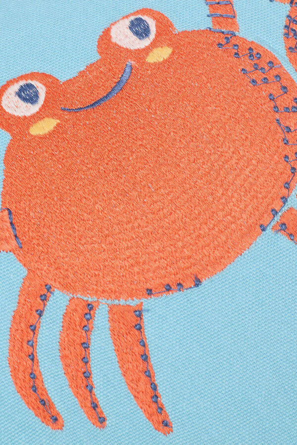 Womensecret Crab cushion cover plava