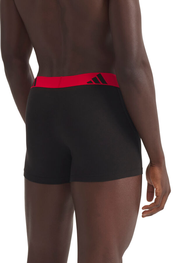 Adidas Pack of 3 logo boxers white