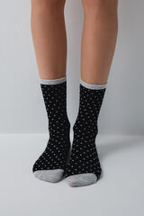 Women'secret Polka-dot and lurex print 3-pack socks printed
