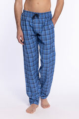 Punto Blanco Pantal&oacute;n largo de pijama tela Basix azul
