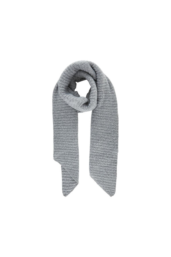 Womensecret Langer Schal aus recyceltem Polyester Grau
