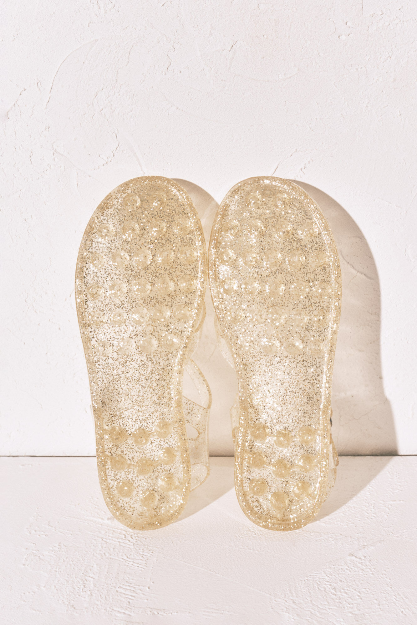 Women'secret Sandales jelly dor&eacute;es