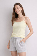 Lmtd Top de tirantes amarillo