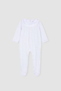 Womensecret Pijama estampado estrellitas bebé blanco
