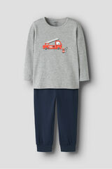 Name it Pijama cami&oacute;n gris