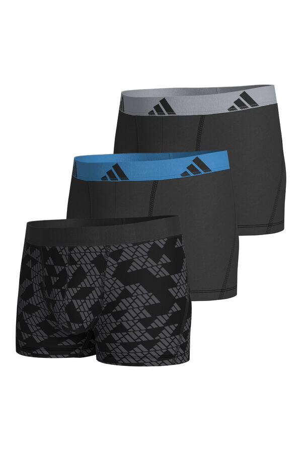 Adidas Pack of 3 logo boxers grey
