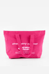 Victoria Bolso shopper algod&oacute;n fucsia