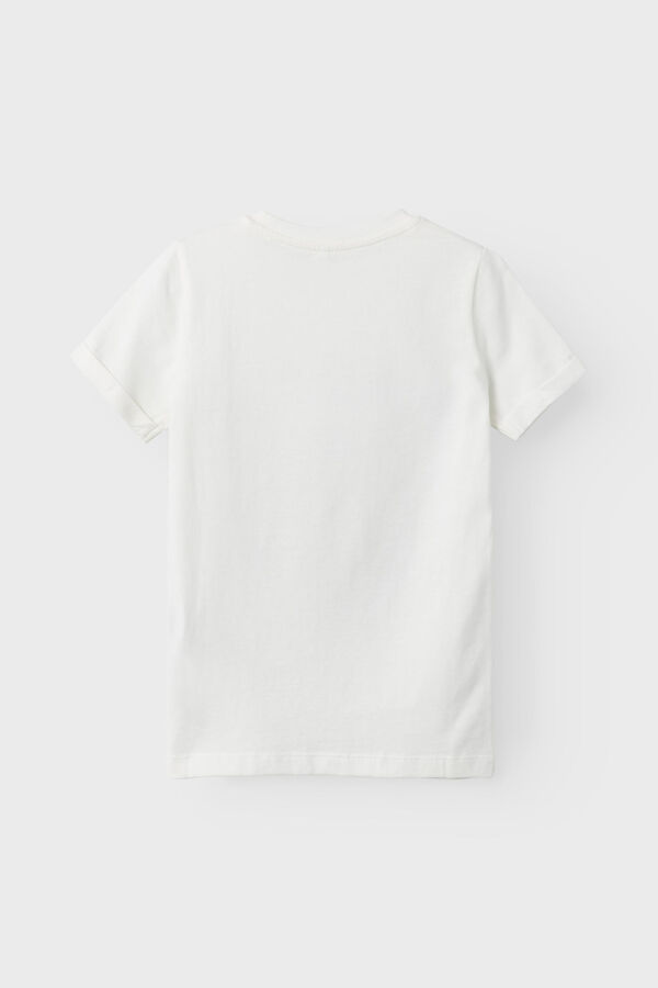 Womensecret Camiseta de niña de POKÉMON de manga corta con lentejuelas white