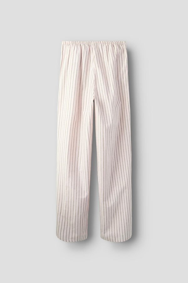 Lmtd Pantal&oacute;n algod&oacute;n de rayas rosa
