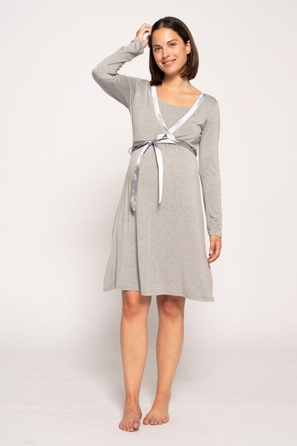 Ohma! Camis&oacute;n Lactancia Con Estampado De Corbatero estampado