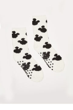 Womensecret Mickey Mouse fluffy socks white