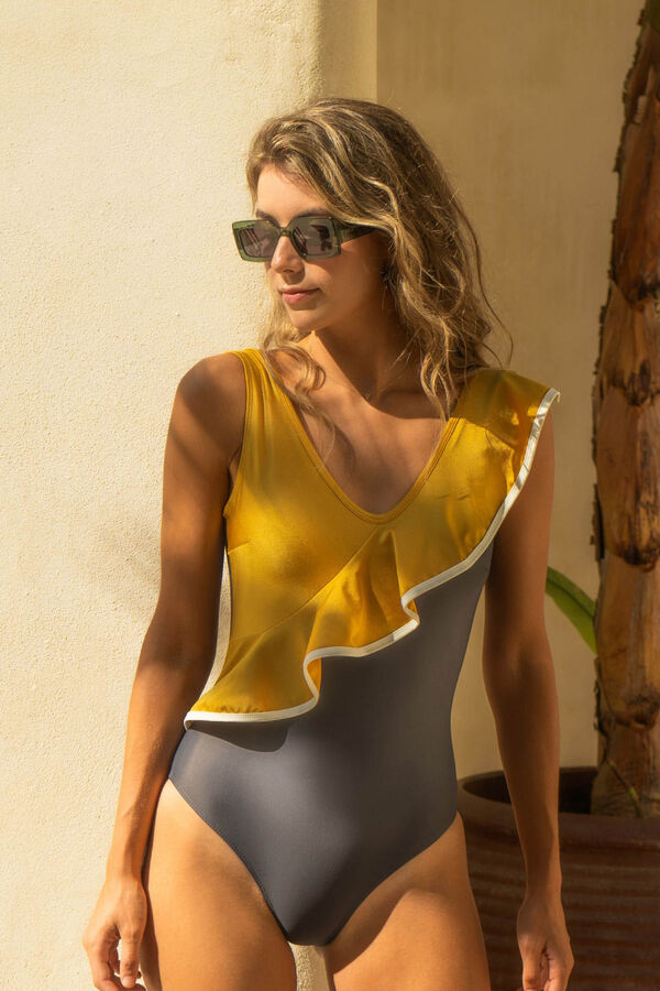 Gogana Ba&ntilde;ador volante cruzado bicolor amarillo