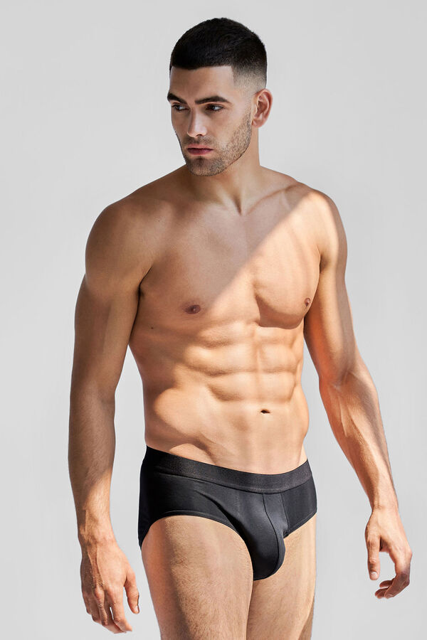 Bread & Boxers Pacote de 3 cuecas pretas preto